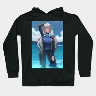 Anime Scuba Girl Hoodie